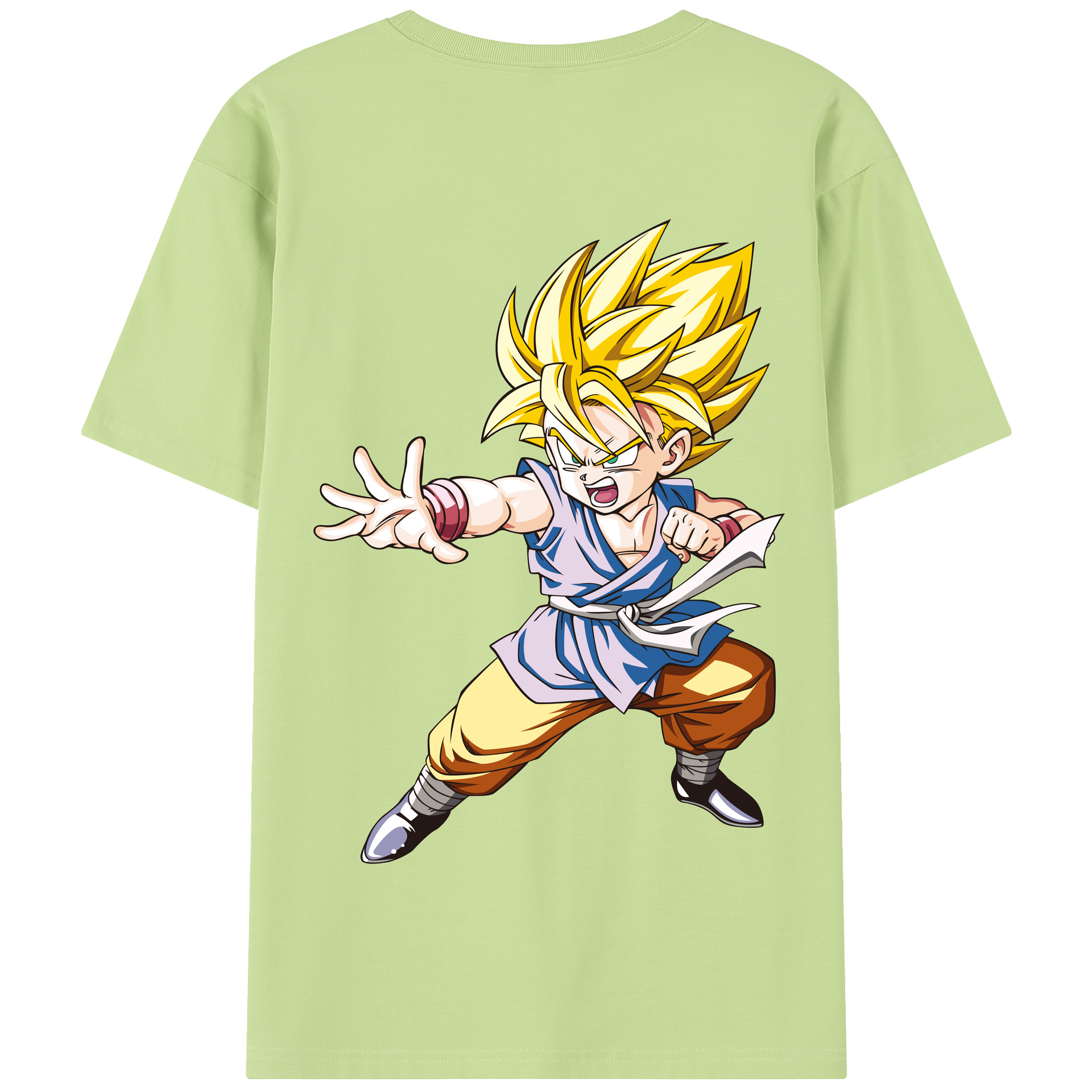 （画像用） ドラゴンボール ベジット DRAGON BALL Vegetto 綿100％半袖Tシャツ（背面プリント）